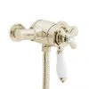 Heritage - Ryde Dual Control Exposed Mini Valve With Bottom Outlet - Vintage Gold - SLA06 -Shower Valves Sales Store Heritage Ryde Dual Control Exposed Mini Valve With Bottom Outlet Vintage Gold SLA06 n p