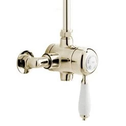 Heritage - Ryde Single Control Exposed Mini Valve With Top Outlet - Vintage Gold