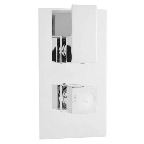 Hudson Reed Art Twin Concealed Thermostatic Shower Valve with Diverter - ART3207 3 Hudson Reed Art Twin Concealed Thermostatic Shower Valve with Diverter - ART3207