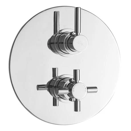 Hudson Reed Tec Twin Concealed Thermostatic Shower Valve - A3098 2 Hudson Reed Tec Twin Concealed Thermostatic Shower Valve - A3098