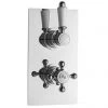 Hudson Reed Traditional Twin Concealed Thermostatic Shower Valve - Chrome - A3099C -Shower Valves Sales Store Hudson Reed Traditional Twin Concealed Thermostatic Shower Valve Chrome A3099C p