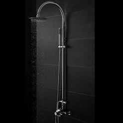 Nuie Series F II Dual Exposed Thermostatic Shower Valve - Chrome - JTY026 -Shower Valves Sales Store JTY026 n d2 460