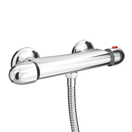 Juno Round Thermostatic Bar Valve - Chrome 3 Juno Round Thermostatic Bar Valve - Chrome