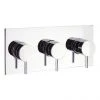 Crosswater - Kai Lever Triple Concealed Thermostatic Shower Valve - KL2001RC -Shower Valves Sales Store KL2001RC P