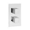 Hudson Reed Lennox Twin Concealed Thermostatic Shower Valve - SQR3210 -Shower Valves Sales Store Lennox P 1
