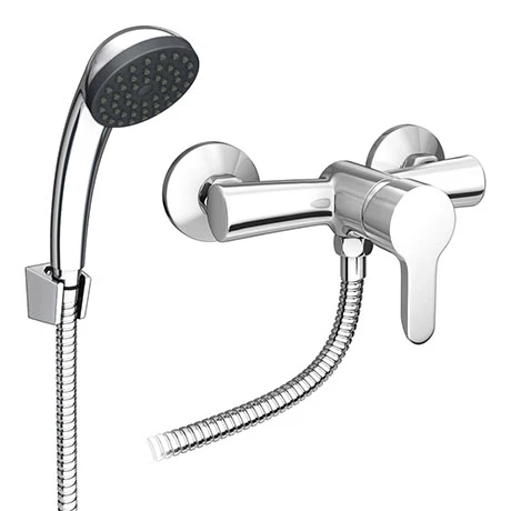 Gio Single Lever Manual Shower Valve with Shower Kit 3 Gio Single Lever Manual Shower Valve with Shower Kit