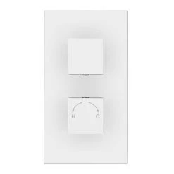 Milan Twin Square Concealed Shower Valve with Diverter - Chrome 12 Milan Twin Square Concealed Shower Valve with Diverter - Chrome -Shower Valves Sales Store MISVC01D n d1 460