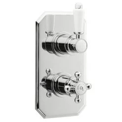 Old London - Chrome Traditional Twin Thermostatic Shower Valve - LDNV01