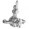 Old London - Chrome Traditional Twin Exposed Valve - LDNV11 1 Old London - Chrome Traditional Twin Exposed Valve - LDNV11 -Shower Valves Sales Store Old London LDNV11 P