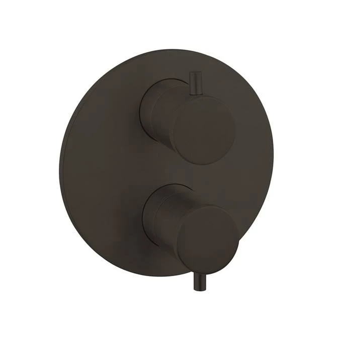 Crosswater MPRO Industrial Carbon Black Crossbox 1 Outlet Trim Set 3 Crosswater MPRO Industrial Carbon Black Crossbox 1 Outlet Trim Set