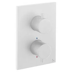 Crosswater - Matt White MPRO Crossbox 1 Outlet Trim & Levers Finishing Kit
