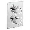 Crosswater - Chrome MPRO Crossbox 2 Outlet (Bath/Shower Icons) Trim & Levers Finishing Kit -Shower Valves Sales Store PROCB1500LBPC P1