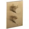 Crosswater - Brushed Brass MPRO Crossbox 2 Outlet (Bath/Shower Icons) Trim & Levers Finishing Kit -Shower Valves Sales Store PROCB1500LBPF p