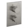 Crosswater - Stainless Steel Effect MPRO Crossbox 3 Outlet Trim & Levers Finishing Kit 1 Crosswater - Stainless Steel Effect MPRO Crossbox 3 Outlet Trim & Levers Finishing Kit -Shower Valves Sales Store PROCB2500LBPV P1