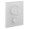 Crosswater MPRO Crossbox Push Matt White 2 Outlet Trim Set