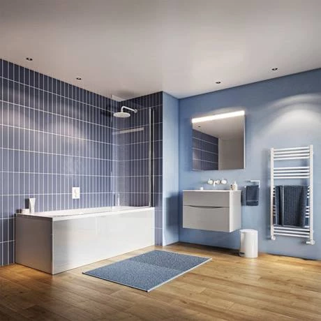 Crosswater MPRO Crossbox Push Matt White 3 Outlet Trim Set 4 Crosswater MPRO Crossbox Push Matt White 3 Outlet Trim Set - Image 2