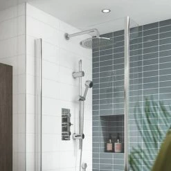 Ultra Quest Rectangular Concealed Thermostatic Triple Shower Valve - QUEV53 -Shower Valves Sales Store QUEV53 d2 460