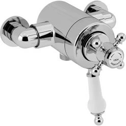 Heritage Hartlebury Exposed Shower Valve with Bottom Outlet Connection - Chrome - SHDCB02