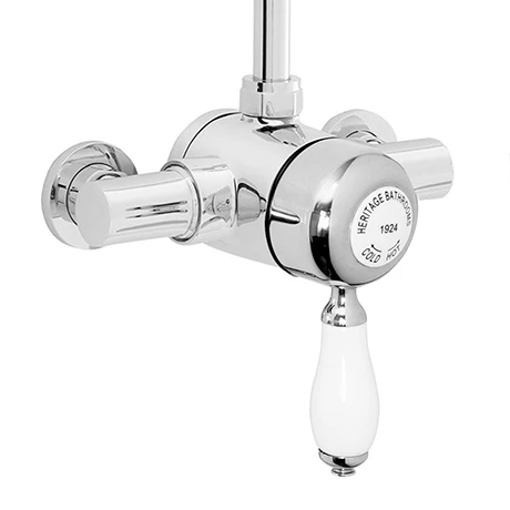 Heritage - Ryde Single Control Exposed Mini Valve With Top Outlet - Chrome 3 Heritage - Ryde Single Control Exposed Mini Valve With Top Outlet - Chrome