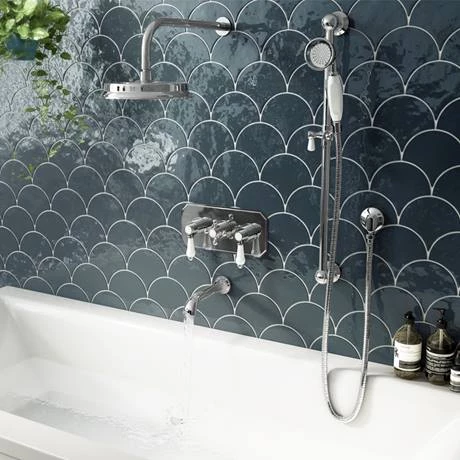 Trafalgar Traditional Triple Concealed Thermostatic Shower Valve with Diverter 7 Trafalgar Traditional Triple Concealed Thermostatic Shower Valve with Diverter - Image 5