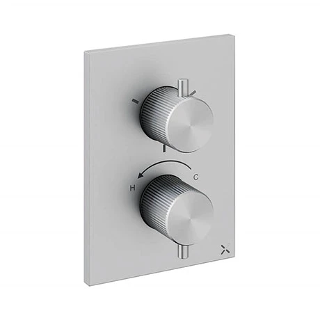 Crosswater 3ONE6 Stainless Steel Crossbox 3 Outlet Trimset 3 Crosswater 3ONE6 Stainless Steel Crossbox 3 Outlet Trimset