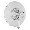 Hudson Reed Topaz White Dual Concealed Thermostatic Shower Valve Chrome - TSVT006