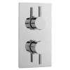 Nuie Quest Rectangular Concealed Thermostatic Twin Shower Valve - QUEV51 -Shower Valves Sales Store Ultra Quest Rectangular Concealed Thermostatic Twin Shower Valve QUEV51 p
