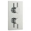 Ultra Quest Series FII Twin Concealed Thermostatic Shower Valve - JTY312 1 Ultra Quest Series FII Twin Concealed Thermostatic Shower Valve - JTY312 -Shower Valves Sales Store Ultra Series F II Twin Concealed Thermostatic Shower Valve Chrome JTY312 Medium