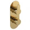 Venice Giro Twin Thermostatic Shower Valve - Brushed Brass -Shower Valves Sales Store VG8TW01BB P