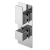 Nuie Windon Twin Concealed Thermostatic Shower Valve with Diverter - WINTW02