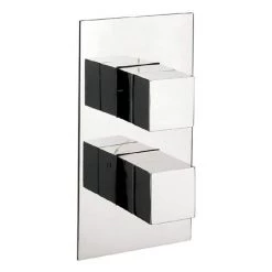 Crosswater - Water Square Thermostatic Shower Valve with 3 Way Diverter - WS2500RC