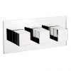 Crosswater - Water Square Thermostatic Shower Valve with 3 Way Diverter - Landscape - WS3001RC -Shower Valves Sales Store WS3001RC P